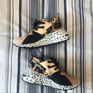 Steve Madden Leopard Print Sneakers